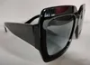 54mm Oversized Square Black Women Sunglasses New with tags box Mixed color Glittered Gradient Oversized Square Sunglasses