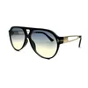 Óculos de sol Men senhoras de verão espelhar grande moldura de metal perna oca de óculos de sol UV Placa retrô de óculos de moldura cheia