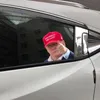 Araba dış pencere çıkartması için parti dekorasyonu Trump çıkartmaları yolcu yan pencereleri yaratıcı çıkartmalar otomatik dekorasyon aksesuarları