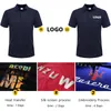 Polo Custom Men s Shirts Company Workwear Clothing Drop Wholesale 100 Polyester 220712