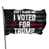 DHL 90 x 150 cm amerykańską flagę Trump Flag Banner Outdoor Indoor Custom Banner Flag 3 * 5 FT 2024 US Flagi prezydenckie