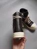 2022SS High Top Echtleder-Lychee-Muster TPU-Sohle Leichtathletikstiefel Rock Street Hip Hop Botas