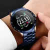 LUIK Staal Mannen Slimme Horloge Sport voor Iphone Hartslag Bloeddruk Fiess Tracker Creatieve Smartwatch 220418