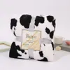 Mantas patrón de vaca manta en blanco y negro invernal tiran tibio franela esponjosa pesada para sofabletas de cama