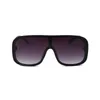 남자 여자를위한 대형 선글라스 큰 프레임 스퀘어 평평한 상단 시암 렌즈 태양 안경 여성 남자 빈티지 거울 음영 UV400