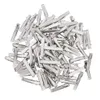 100pc pince à cheveux Alligator à une seule broche nœud bricolage épingle à cheveux vierge filles pinces à bec de canard Grip Pin