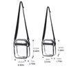 Clear Crossbody Purse Bag Stadium Godkänd Gym Clear Shoulder Tote Bag for Women Hot 220608