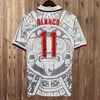 1986 1998 2006 MExICoS BLANCO HERNANDEZ Maillots de football rétro pour hommes 1994 H. SANCHEZ Équipe nationale Accueil Bleu Blanc Blanc 98 06 Chemises de football à manches courtes