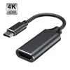 USB C إلى HD-MI محول 4K 30Hz كابل متوافق مع محول أنثى لمحول MacBook Samsung Huawei USB-C HD-MI