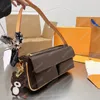 حقيبة رسول متعددة من Pochette Old Flower Handbag أعلى جودة أكياس الكتف مصممة فاخرة حمل Retro Women Crossbody Limited Edition Pres