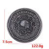 Keychains Big Size John Wick Blood Eath Marker Coin Keychain Luxury Metal Prop Accessories Collection Gift Enek22