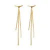 Dangle & Chandelier Design Fashion Jewelry Long Tassel Hanging Gold Chain Drop Earrings Party For Women GiftDangle