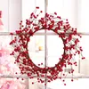 Christmas Decorations Holiday Simulation Berry Pine Cone Decoration Wreath Rattan Door Hanging Diy Ornament PendantChristmas