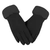 Five Fingers Gloves Fashion Women Autumn Winter Cute Furry Warm Mitts Full Finger Mittens Outdoor Sport Touch ScreenFive FiveFive