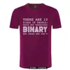 Det finns 10 typer av människor de som förstår binära T-skjortor män rolig programmerare dator t-shirt 220520