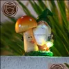 Parti Favor Etkinlik Malzemeleri Festival Ev Bahçe Güneş Lambası Mantar Cüce Süs Dış Mekan Dekorasyon Doğum Günü Hediyesi Reçine El Sanatları Deliv