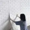 70cm1m 3D auto-adhésif décor papier peint continu étanche brique Stickers muraux salon chambre vieux mur décoration de la maison 220727