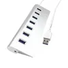 EPACKET Aluminium 7 portów USB 30 Hub Wysoka jakość Adapter rozdzielacza Super Prędkość do 5 GBS dla komputera235T7870591
