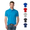 Europejski letni męski bawełniany krótki rękaw haftowany biznes koszulka polo moda luźna swoboda, oversize t-shirt s-6xl 220504