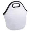 Sublimation Blanks Neoprene Lunch Bag Insulated Thermal Lunch Bag Carry Case Handbags Tote with Zipper for Adults Kids Outdoor Travel Picnic FY3499 B0812