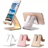 Aluminium Metal Stander Mobiltelefon Tablett Desk Holder For iPhone 15 14 13 12 Mini 11 Pro XR XS Max iPad Mini 6 Samsung S24 S23 S30 LG Xiaomi Opp Huawei Smartphone