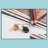 Décorations de jardin Patio Pelouse Maison Tortue Fée Miniature Mini Animal Tortue Résine Artificielle Artisanat Bonsaï Dh0Ny