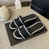 fluffy slide slipper