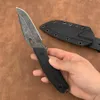 Pohl Force Lionsteel 고정 블레이드 나이프 DC53 강철 야외 전술 나이프 생존 캠핑 도구 컬렉션 사냥 나이프