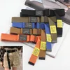 Bälten Kvinnor Män väver midjeband Canvas Belt Jeans Trouser Goth Male Square Alloy Buckle Justerbar för kvinnor Belter Fred22