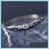 Bandringe Eleganter Ring Verlobungshochzeit Weibliche geformte Liebe Silber vergoldet Schmuck Luxus Vipjewel Drop Lieferung 2021 Vipjewel Dhxji