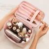 Cosmetic Bags & Cases Styles TPU Bag Large Capacity Waterproof Makeup Portable Toiletries Storage Pouch Lipstick Jewelry OrganizerCosmetic