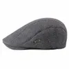 Basker Fibonacci Cap Fashion Men's Sboy Caps Knitting Plus Velvet Beret Hats For Men Autumn Winter Flat Dad Hat Golf Ivy Hatberets Wend2