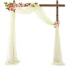 Party Decoration 28Inch 6 Yards Bourgogne Wedding Arch Drapp