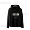 Designer de luxo mens moletom hoodies londres inglaterra roupas clássico com capuz carta impressão horselong manga streetwear womens cot4014922