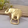 Bomboniere in oro e regalo apribottiglie per vino Lucky Golden Elephant all'ingrosso FY3763 sxjun26