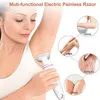 5 in 1 Electric Hair Remover Face Shaver Facial Cleansing Skin Massager Leg Eyebrow Nose Lips Arm Bikini Trimmer Women Epilator220429