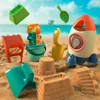 Summer for Kids Animal Model Seaside Beach Digging Sand Tool With Shovel Water Game Play Bath Bath Toys 220705