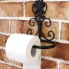 Classic accessories Vintage Iron Toilet Paper Roll Holder Bathroom Wall Mount Rack 220611
