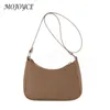 Girls Brief Women's Casual Messenger Bags Women Pure Color PU Shoulder Hobos Bag Casual Ladies Mini Handbags Purse G220519
