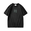 luxury mens fear god t shirts T-Shirts FG reflective laser dazzle tshirt Fashion loose couple man woman Tee Top Summer Casual Clot263Z