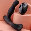 Mäns anal vibrator vuxen fjärrkontroll prostata massager sexig leksak stimulator rumpa plugg man masturbator kraftfull vibration