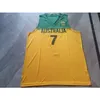 Chen37 Custom Basketball Jersey Men Youth Women # 7 Australien Euroleague Joe Ingles Australia Équipe nationale High School Throwback Taille S-2xl ou tout nom et numéro de numéro