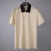 Polo da uomo Stilista Camicie Luxury Italia Uomo Polo camicetta di ottima qualità Abiti firmati Manica corta casual Moda uomo T-shirt estiva Taglia asiatica M-3XL