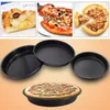 Baking Dishes Pans 6/7/8/9/10 inch Plate Round Dish Pizza Pan Tray Food Grade Carbon Steel Non-stick Mold Baking Tool Baking Mould