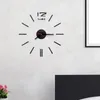 3D DIY Wall Clock Mirror Stickers Creative Removable Art Decal Sticker Home Decor Living Room Quartz Needle New Hot Wall Clocks