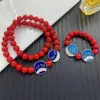 Link Chain Anime A Piece Portgas D Ace Fire Fist Cosplay Red Beads Bracelets Props Charm Jewelr Choker Kolye Gifts For Men And WomenLink