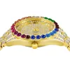 Montre-bracelettes de luxe en or diamant registre hommes relojes para mujer féminin bracelet dames robes de concepteur horloge d'anniversaire cadeau