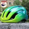 Capacete de bicicleta POC Omne Air Spin para passageiros e ciclismo de estrada Leve respirável e ajustável Aero Capacete com 1 óculos H220423