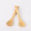 13cm Round Bamboo Wooden Spoon Soup Tea Coffee Honey spoon Spoon Stirrer Mixing Cooking Tools Catering Kitchen Utensil F0623W1