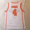 Sj98 NCAA Texas Longhorns cousu College Basketball 35 Kevin Durant 4 Mohamed Bamba blanc orange hommes maillots